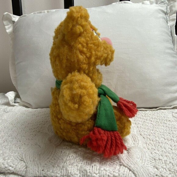 1987/88 Muppets Fozzie Bear Christmas Plush Stuffed Animal 7" McDonalds Tag - Picture 7 of 13